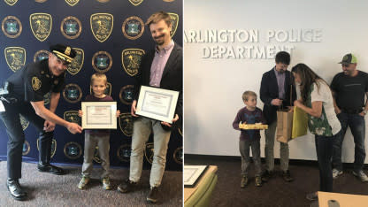 6-Year-Old Boy Receives Outstanding Citizen&apos;s Award After Returning $2,000 He Found