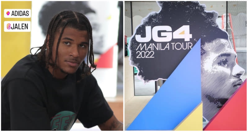Filipino American NBA player Jalen Green reconnected with his Filipino root...
