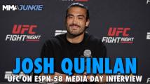 Josh Quinlan’s plan for being present, free and happy at UFC on ESPN 58