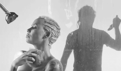 Amber Rose Remakes Psycho Shower Scene To S