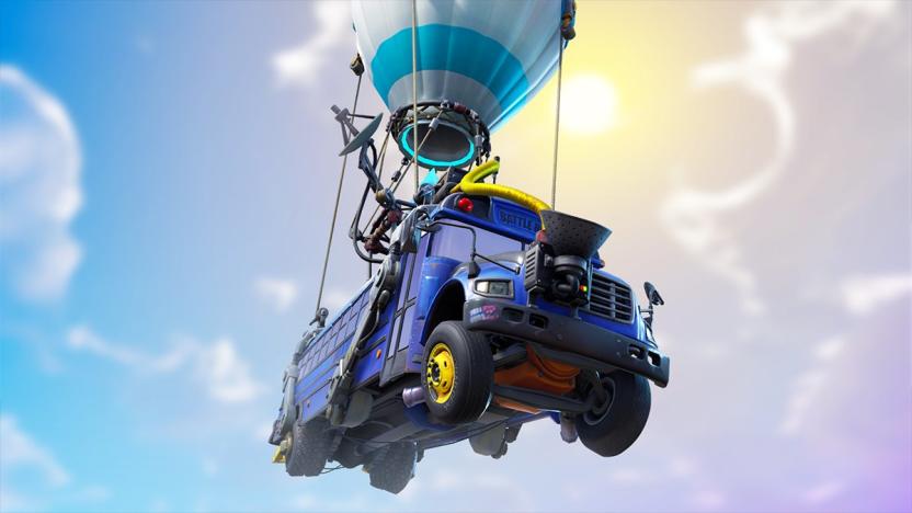 Fortnite battle bus