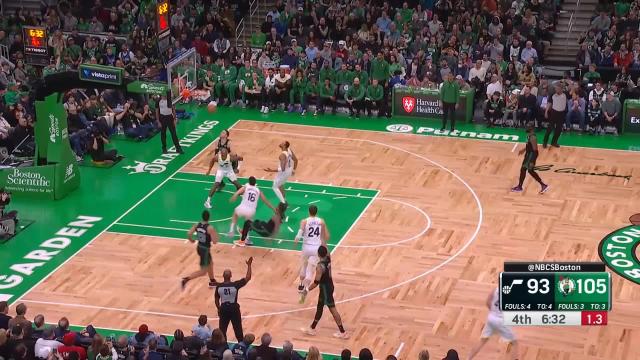 Jayson Tatum with a deep 3 vs the Utah Jazz