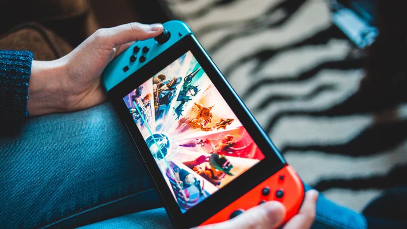 Nintendo Switch playing 'Fortnite'