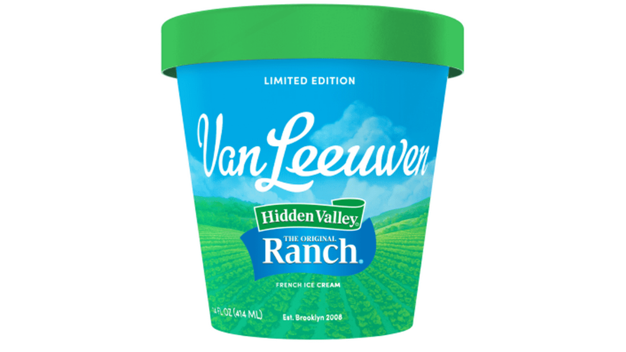 We Tried Ranch Ice Cream and It Tastes Just Like Frozen Dressing