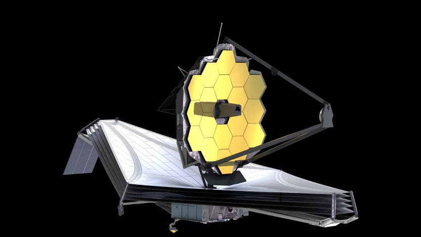 The James Webb Space Telescope (JWST or Webb), 3d illustration, elements of this image are furnished by NASA