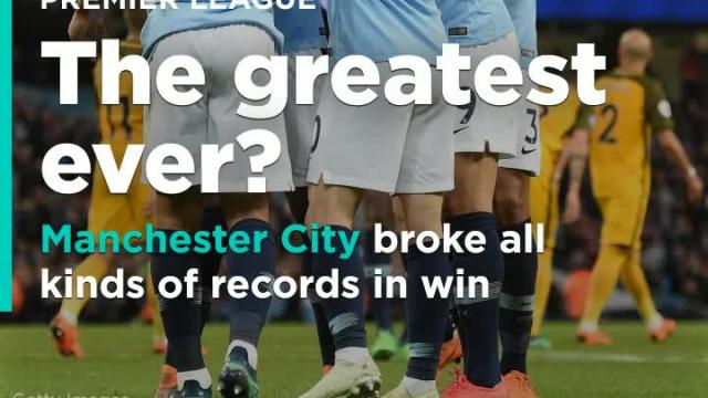 Manchester City broke all kinds of Premier League records in win