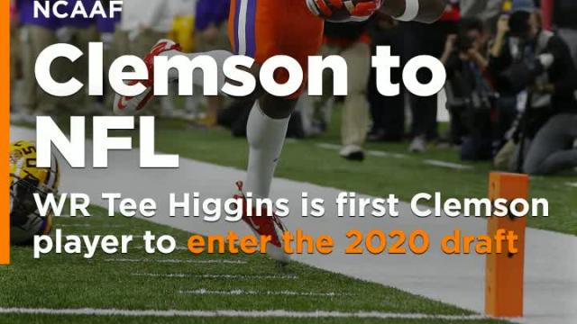 Clemson WR Tee Higgins declares for 2020 NFL draft