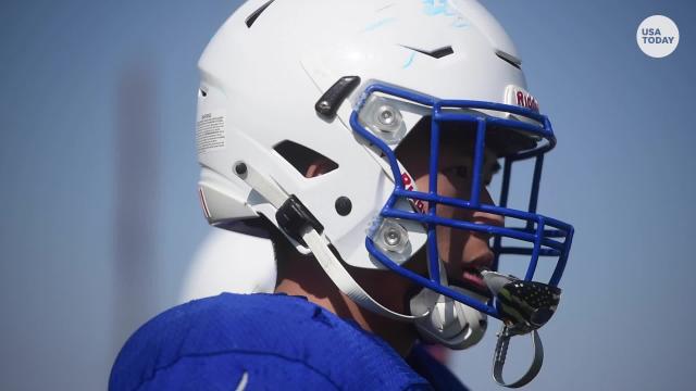 Evan Zhang found football as an exchange student at Lubbock Christian High