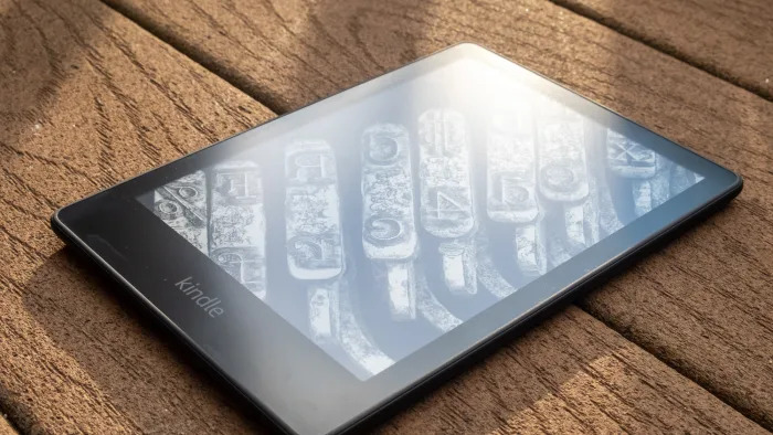 Amazon's latest Kindle Paperwhite e-reader, which was released at the end of October 2021.