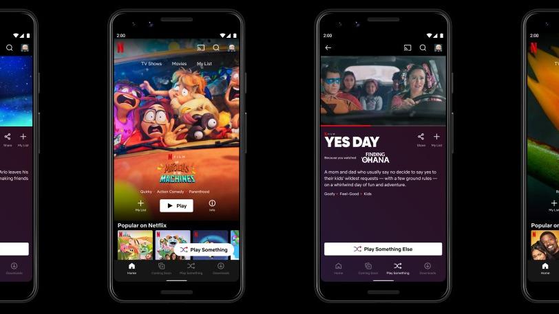 Netflix Play Something - Mobile
