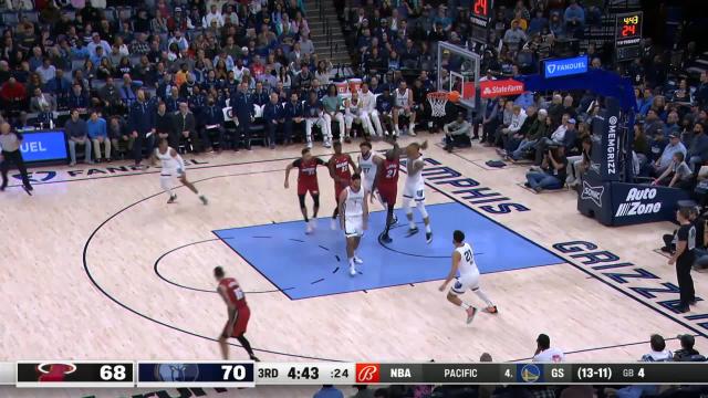 Jimmy Butler with a dunk vs the Memphis Grizzlies