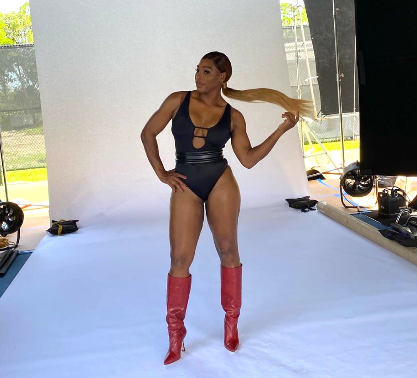 Serena Williams Shares Sexy Behind The Scenes Photos From Her Stuart 7014