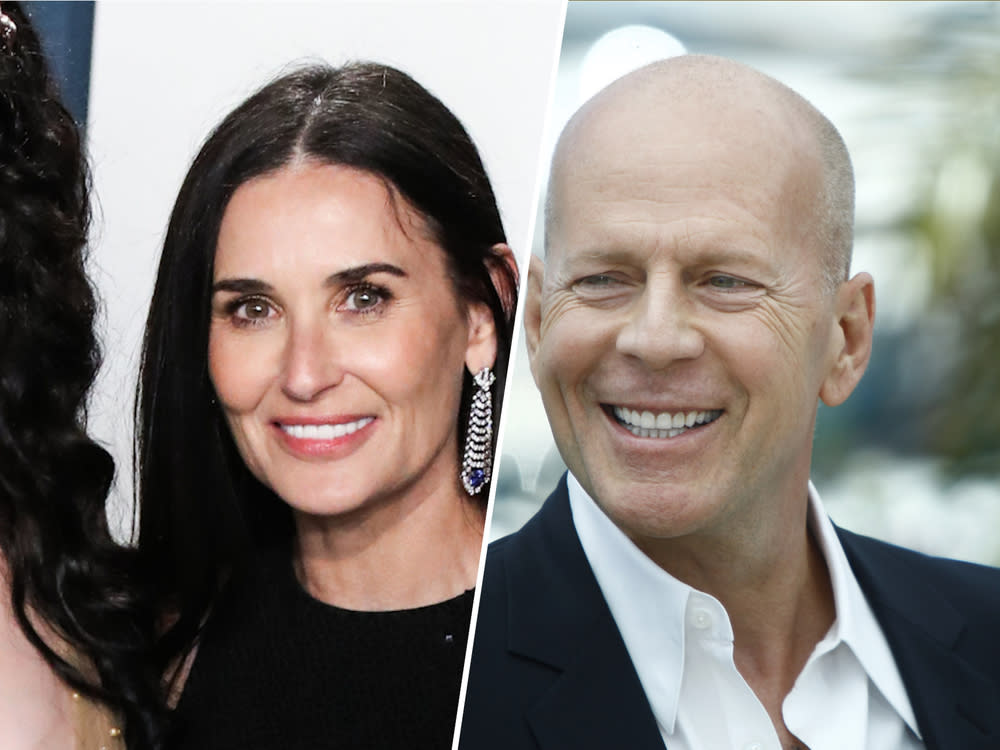 Demi Moore Feiert Den Geburtstag Von Ex Mann Bruce Willis