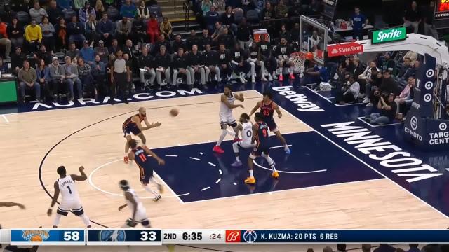 Obi Toppin with a dunk vs the Minnesota Timberwolves