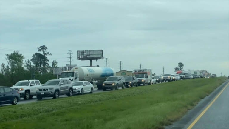 Traffic as Louisiana evacuates ahead of hurricane Delta [Video]