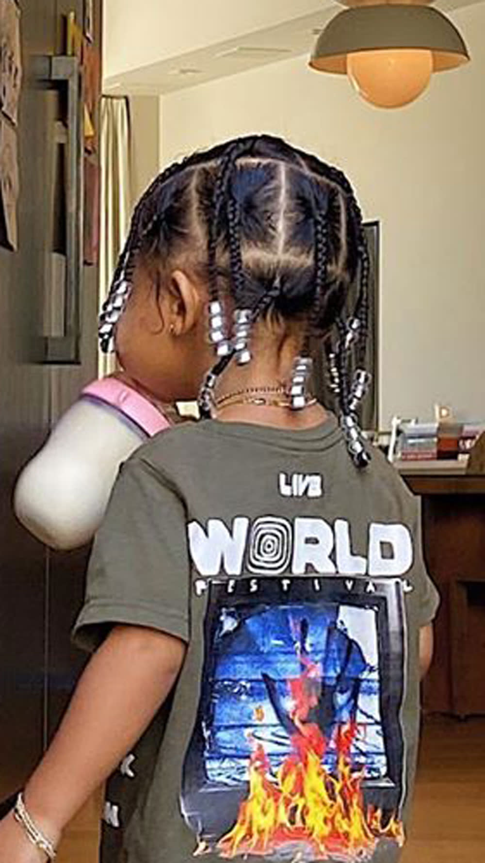 Stormi Webster Asked for Travis Scott's 'Daddy's Hair