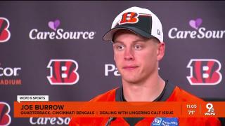 Cincinnati Bengals quarterback Joe Burrow will workout tomorrow to  determine availability vs. Los Angeles Rams