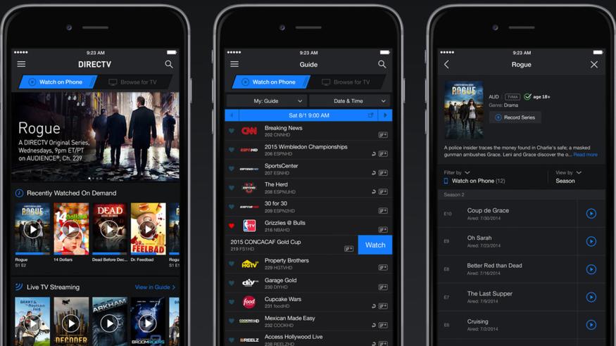DirecTV now streams many more channels on your phone