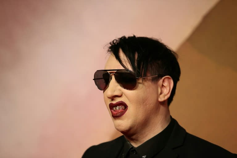 Collapsing stage prop injures US rocker Marilyn Manson