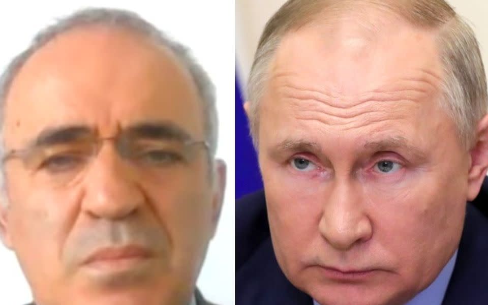 Grandmaster Garry Kasparov Predicts 'Palace Coup' May Oust Putin Over Ukraine