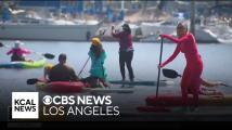 Mothers Beach in Marina Del Rey is ideal for stand-up paddleboarding and kayaking | Let's Go Places