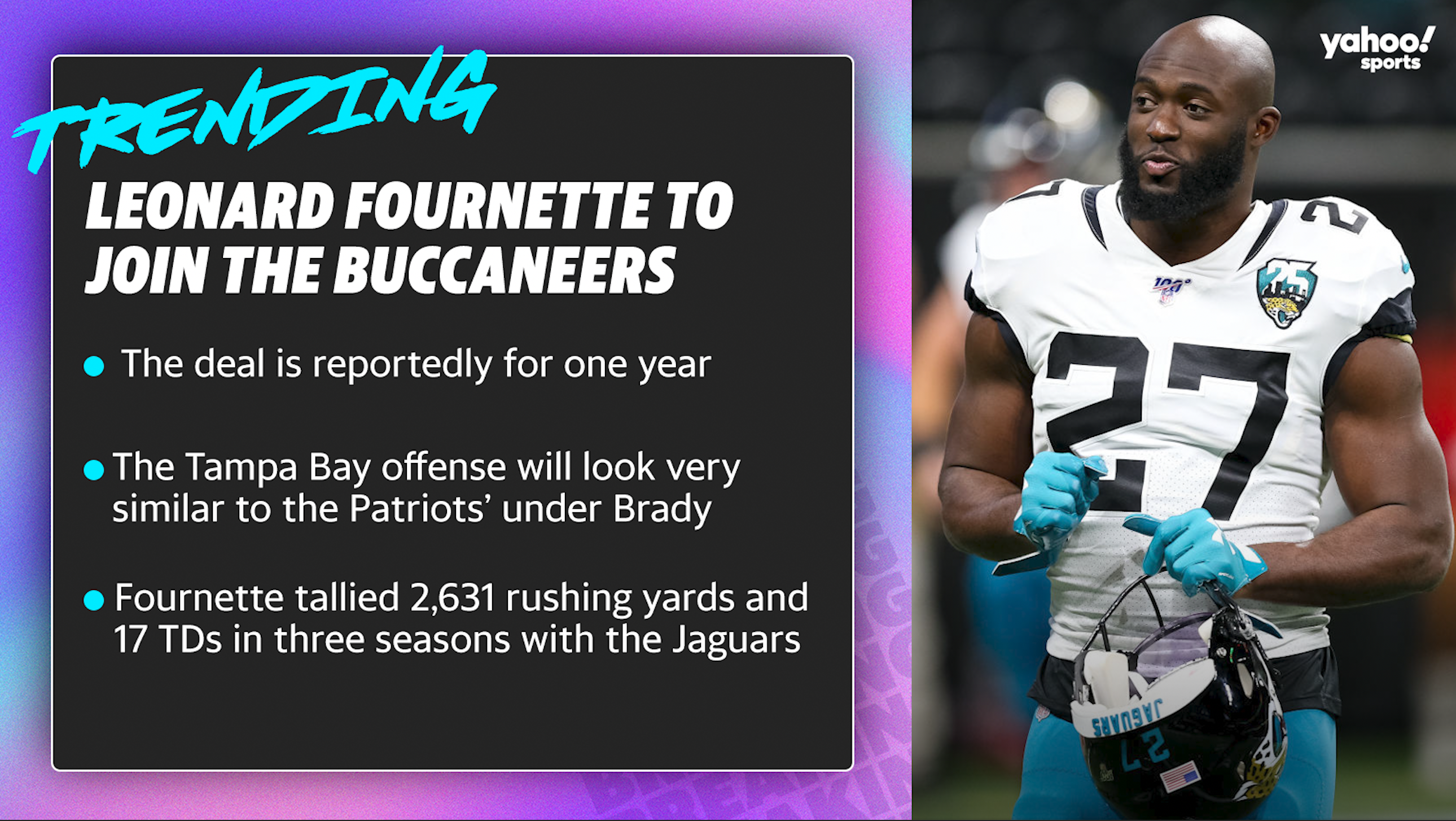 Tampa Bay Buccaneers sign Leonard Fournette on one-year deal, NFL News