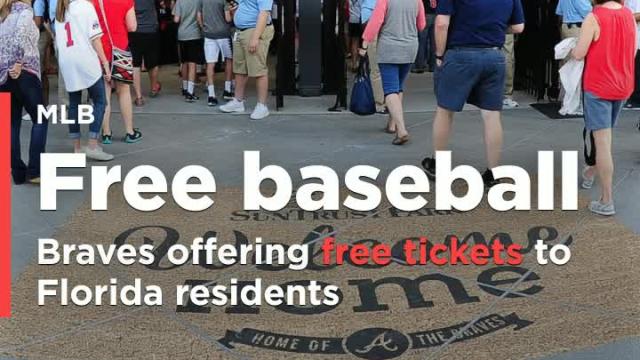 Braves offering free tickets to Florida residents displaced by Hurricane Irma