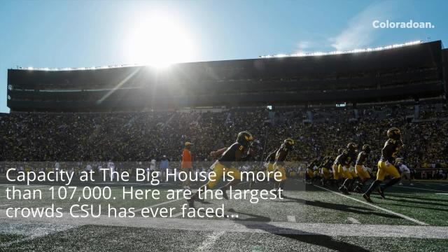 Michigan football game expected be the largest crowd the CSU football program has faced