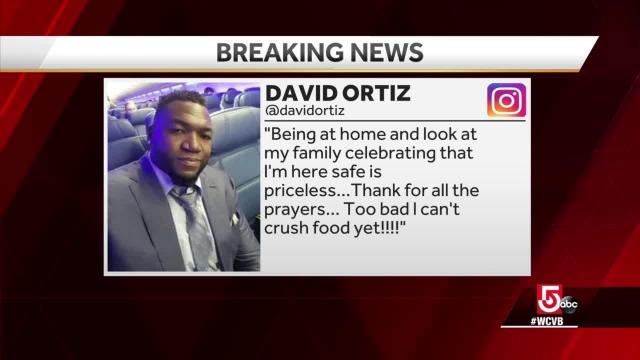 David Ortiz in first post since shooting: Being home safe with family is  'priceless