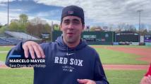 Video: Top Sox catching prospect Kyle Teel also serves as Double-A Portland's disc jockey