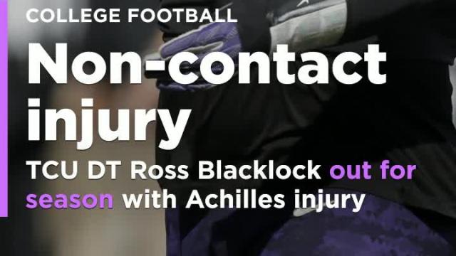 TCU defensive tackle Ross Blacklock out for season