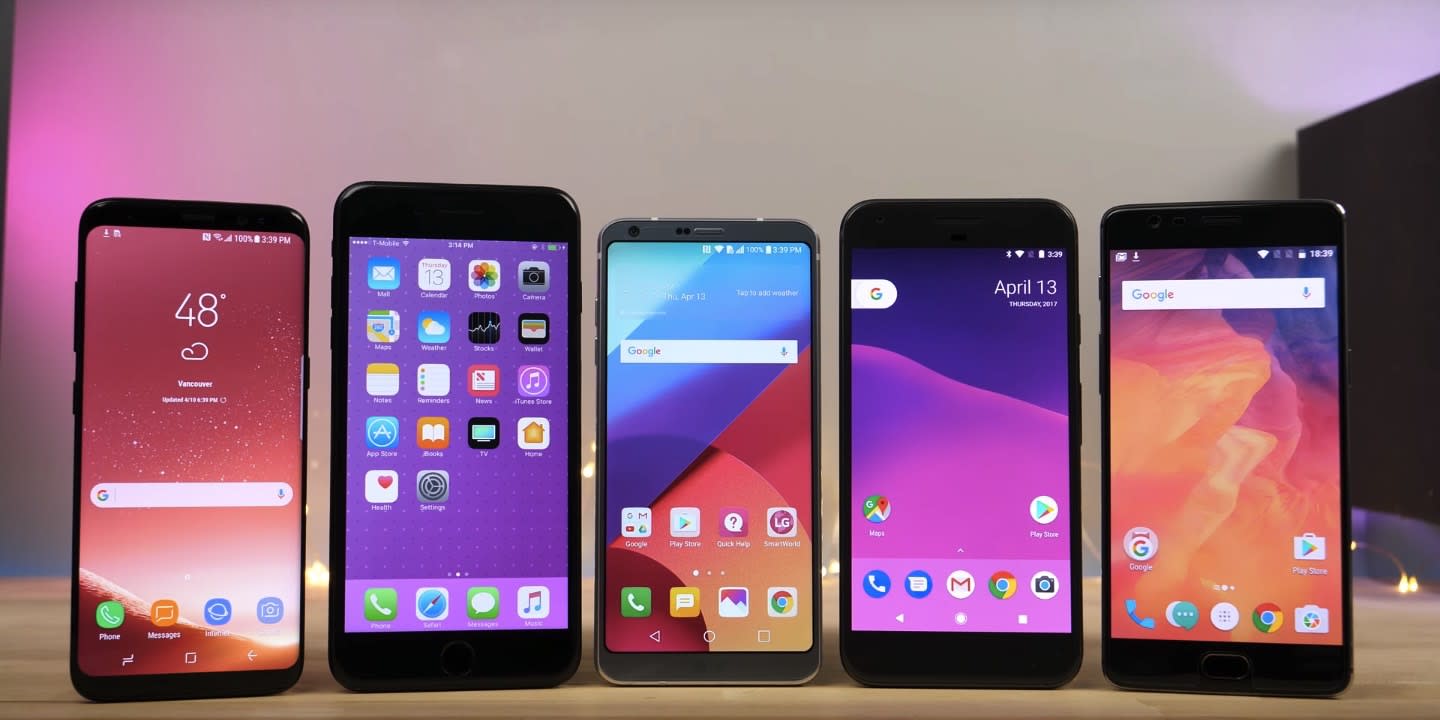 Galaxy S8 vs. iPhone 7 Plus and every top Android phone: The ultimate speed test