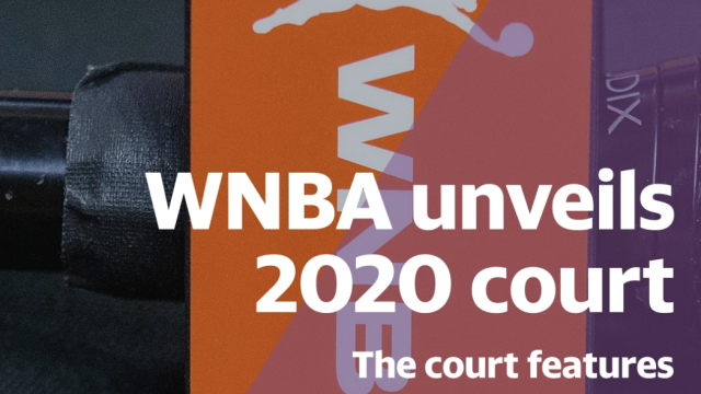 WNBA unveils 2020 court featuring two Black Lives Matter signs