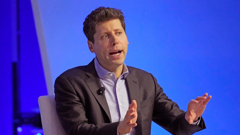 File - Sam Altman participates in a discussion during the Asia-Pacific Economic Cooperation (APEC) CEO Summit, Thursday, Nov. 16, 2023, in San Francisco. Microsoft has announced that it's hired Sam Altman and another architect of ChatGPT maker OpenAI after they unexpectedly departed the company days earlier in a corporate shakeup that shocked the artificial intelligence world. Microsoft Chairman and CEO Satya Nadella also tweeted Monday, Nov. 20, 2023 that the major investor in the chatbot that kicked off the generative AI craze is committed to its partnership with OpenAI. (, File)