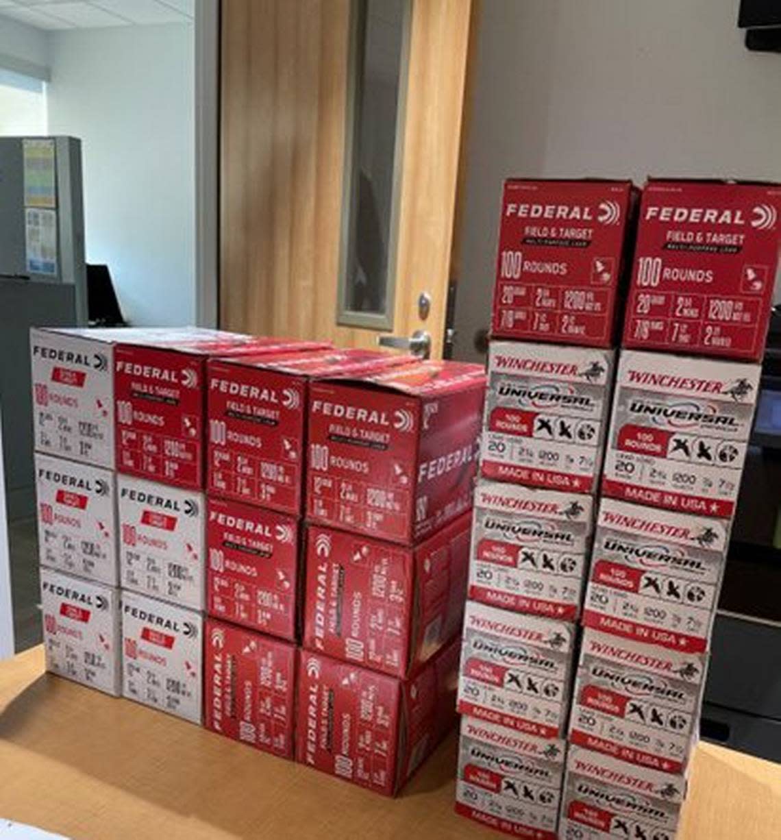 What do 2,000 rounds of shotgun shells look like? Customs shows what was found o..