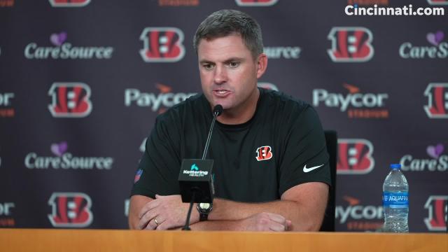 Cincinnati Bengals head coach Zac Taylor gives final press