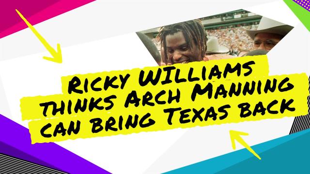 Ricky Williams believes Arch Manning can do what he did for Texas in the 90s