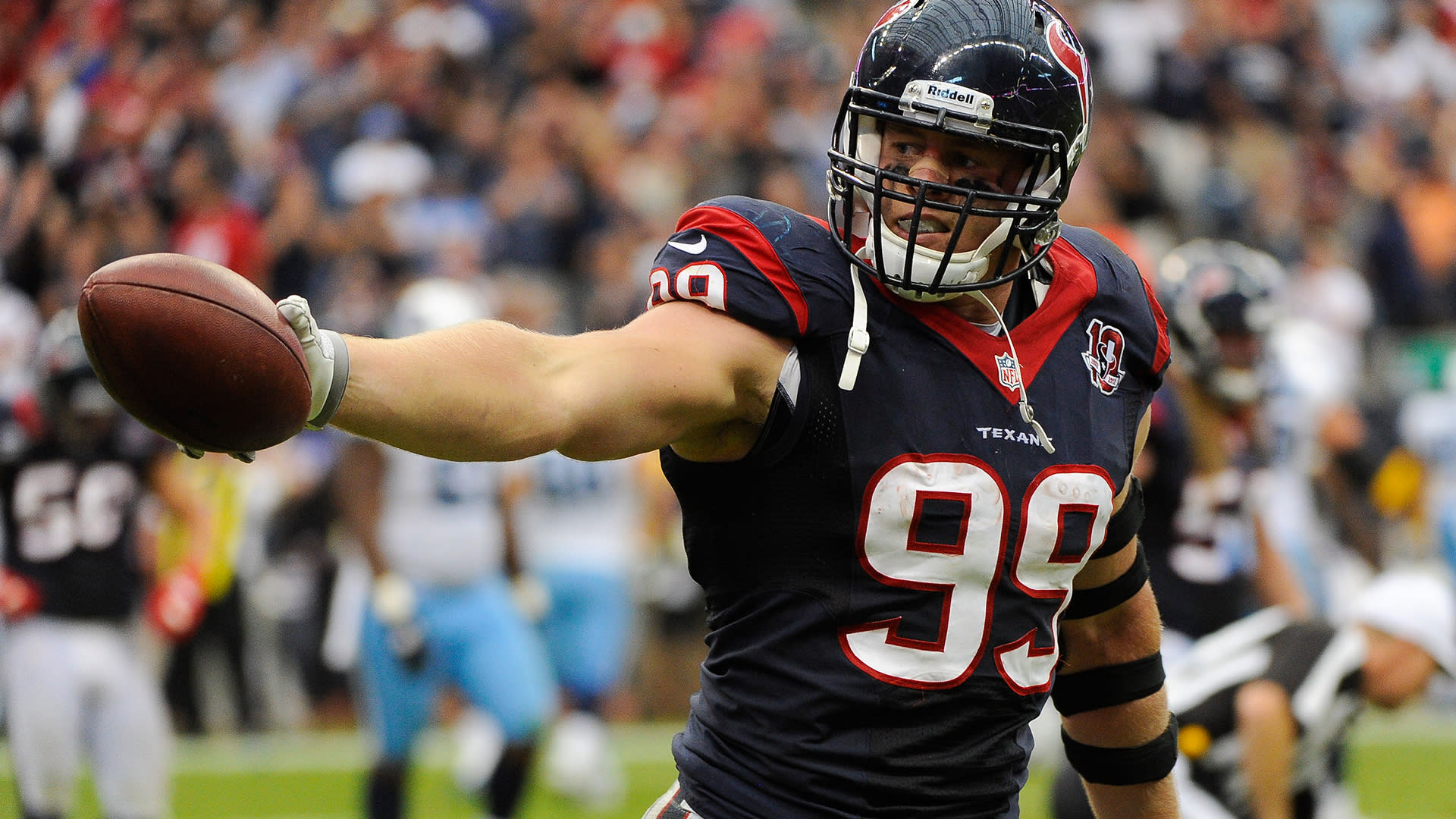 JJ Watt: Daughter of Cardinals legend gives OK to wear No. 99