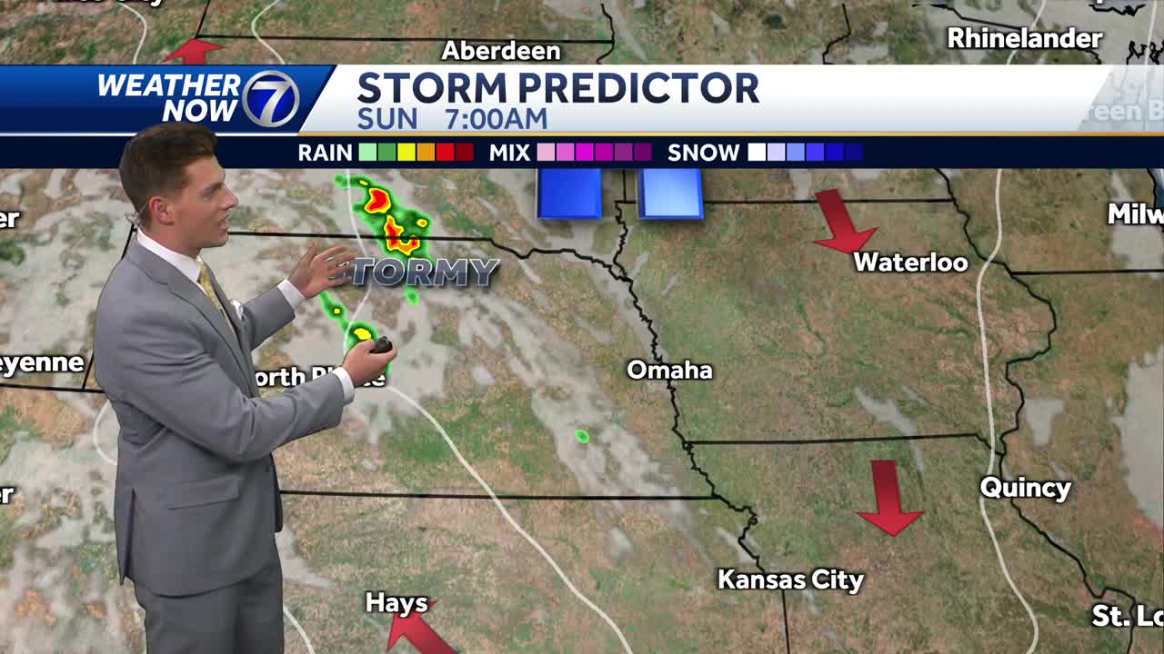 Rain possible Sunday and beautiful on Saturday!