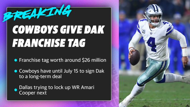 Dak gets the franchise tag, Cowboys look to lock up Amari Cooper next