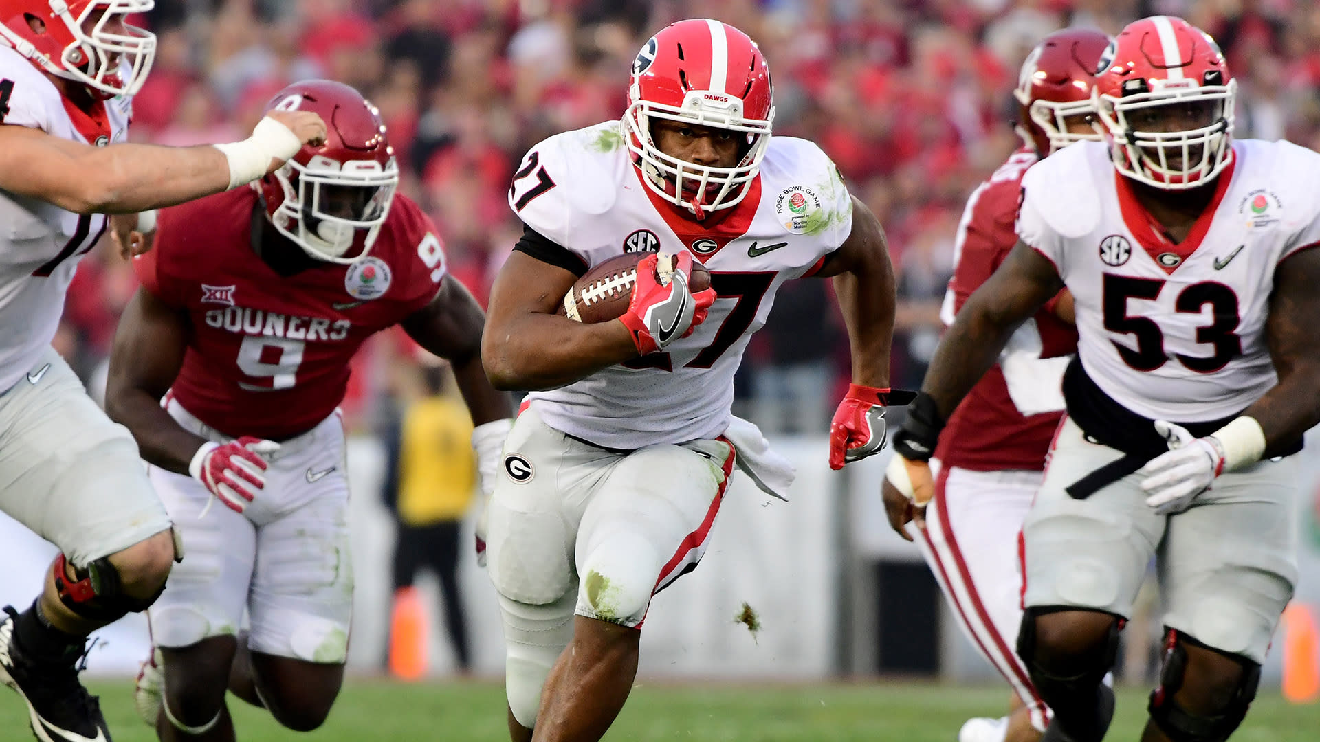 Nick Chubb grades out above Josh Allen, rest of the 2018 draft