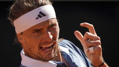  - For about an hour, Alexander Zverev had no answer to the rocket-like forehands and perfectly placed drop shots that Alejandro Tabilo kept producing on Rome's red clay.  The fifth-ranked Zverev