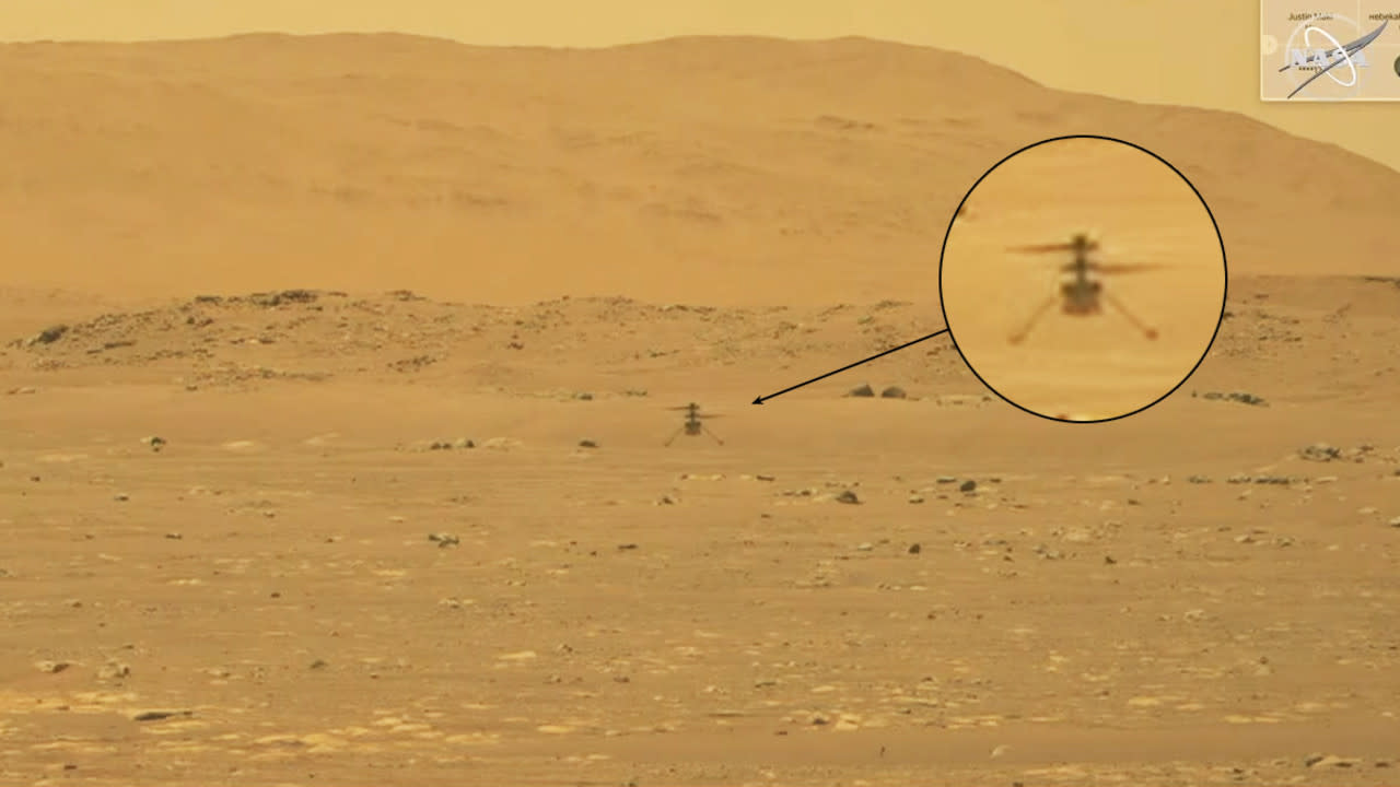 Mars helicopter makes history with its first flight to another planet