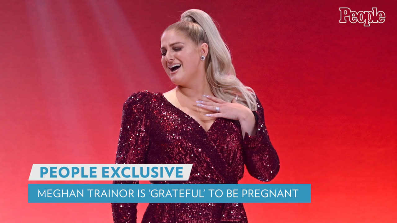 Meghan Trainor Thought She Was on Her Period Before Confirming Pregnancy:  'That Was Me Implanting