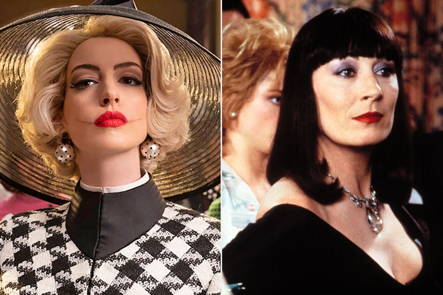 Anne Hathaway Praises Anjelica Huston for Role in Original Witches as