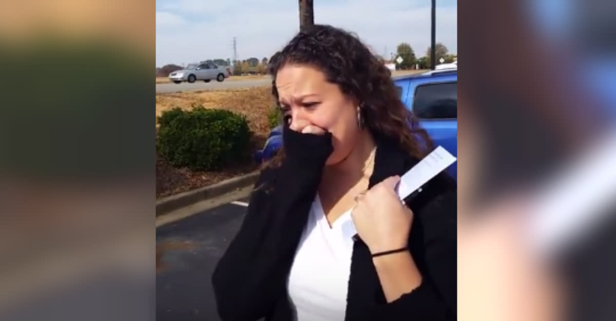 Wife Breaks Down In Parking Lot When Husband Takes Her Car Away And ... pic