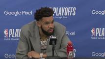 Timberwolves lose to Nuggets: KAT reacts [RAW]