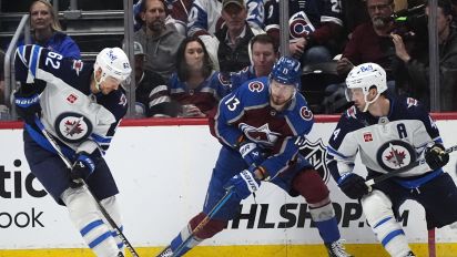 Associated Press - Nathan MacKinnon and Valeri Nichushkin scored on the power play during a five-goal, third-period outburst and the Colorado Avalanche rallied for a 6-2 victory over the Winnipeg