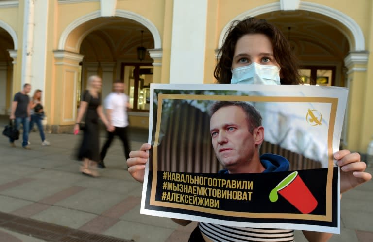 Berlin hospital says Navalny tests ‘indicate poisoning’