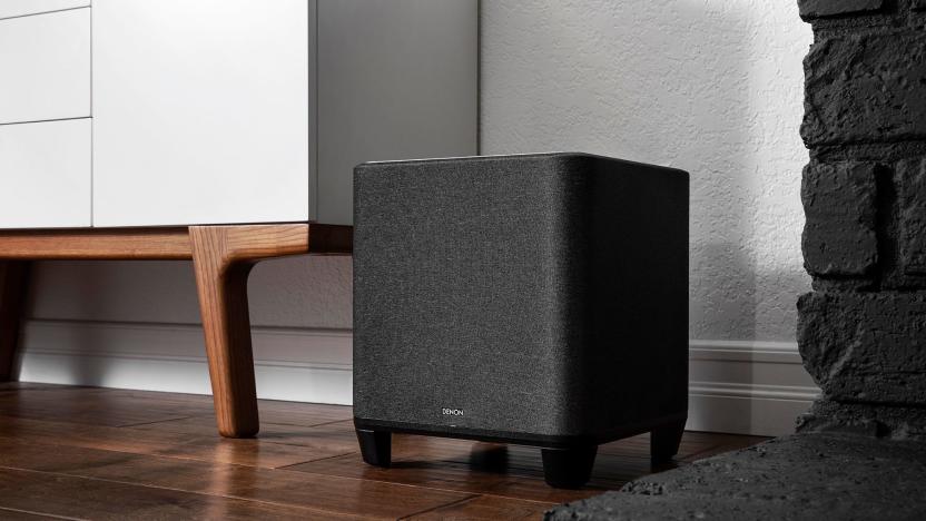 Denon's latest wireless subwoofer works with its Soundbar 550 and wireless speakers